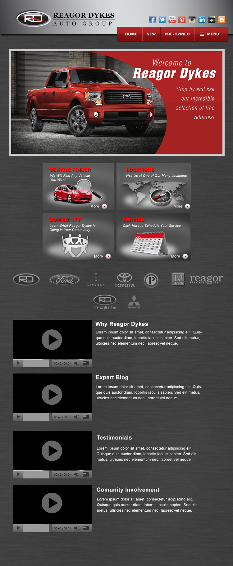Studio-RM Portfolio - Responsive Website Design