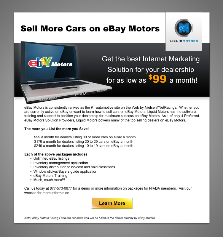 Studio-RM Portfolio - eBay Motors eCampaign